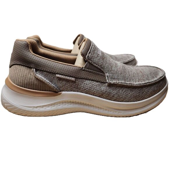 Skechers Hasting Marco Men’s Shoes Size 12 | Khaki | Memory Foam - Picture 1 of 10